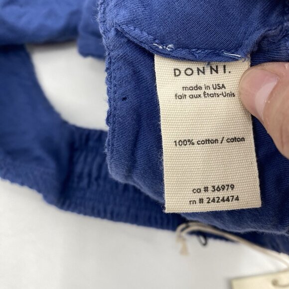 Donni Women’s Size XXL Blue Cotton Waffle Bralette Bra Top NWT - Picture 8 of 10